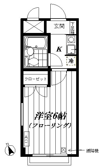 府中グランセの間取り