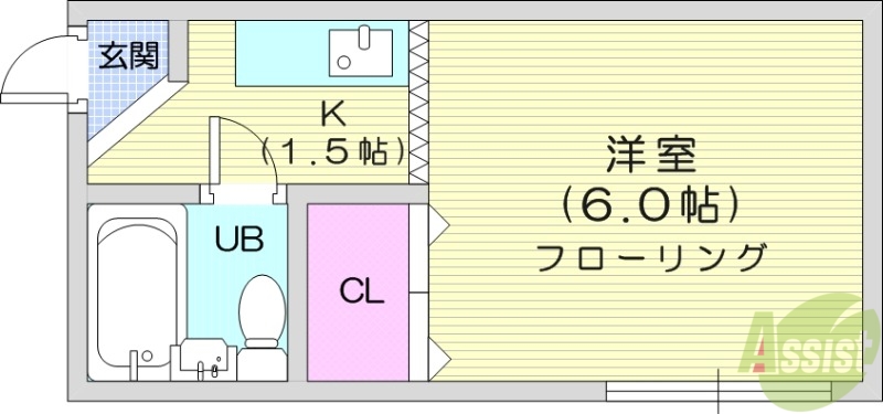 デジュネレジデンスの間取り