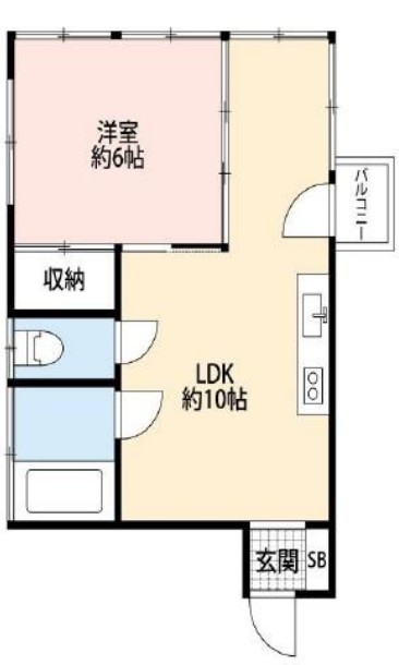 豊島区池袋のマンションの間取り