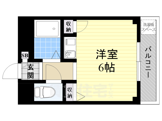 高槻市川西町のマンションの間取り