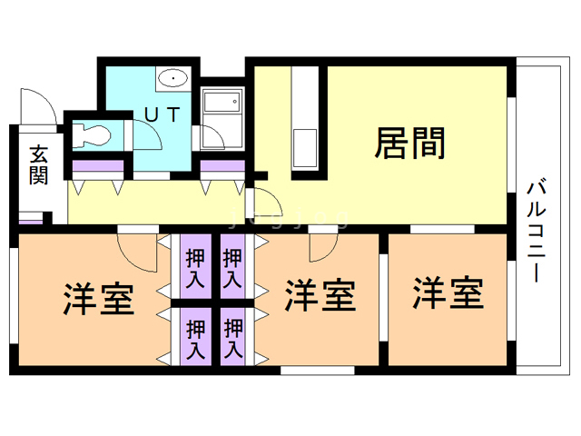 Ｎ５１５の間取り