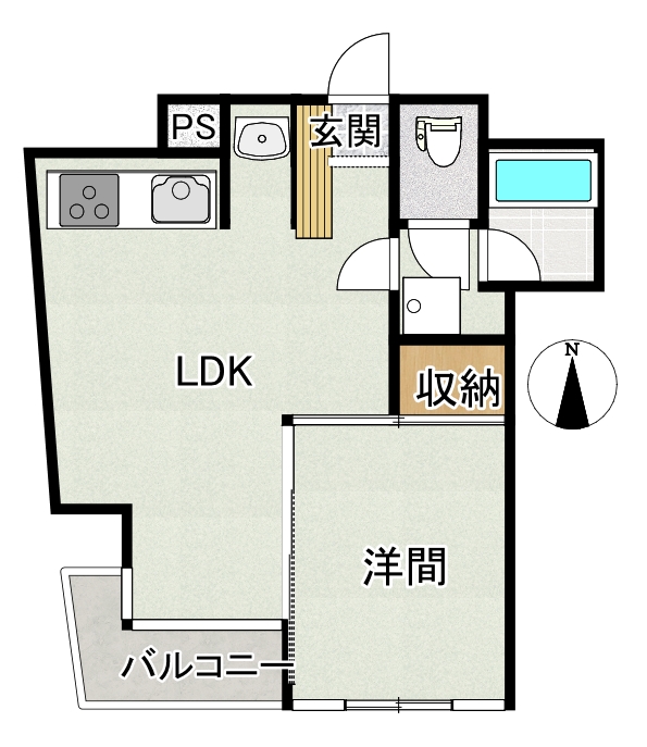 シハラマンション段山の間取り