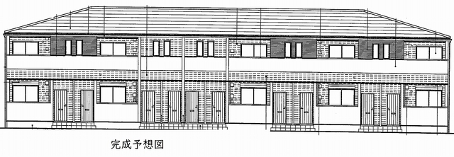 カナン樋之口Bの建物外観