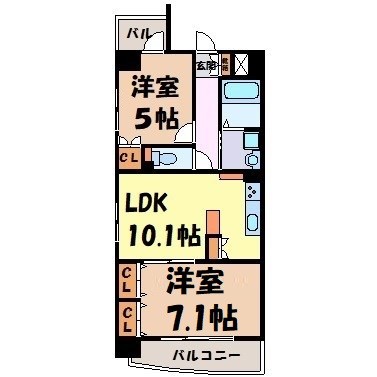 プレミアマルシェ白壁の間取り