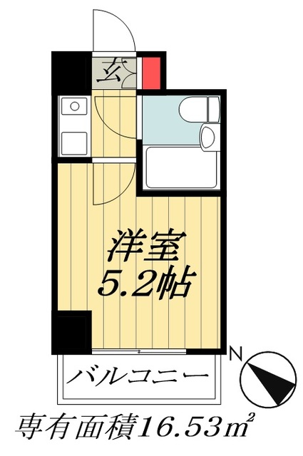 千葉県市川市富浜１（マンション）の賃貸物件の間取り