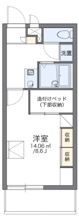 レオパレスグランプリの間取り