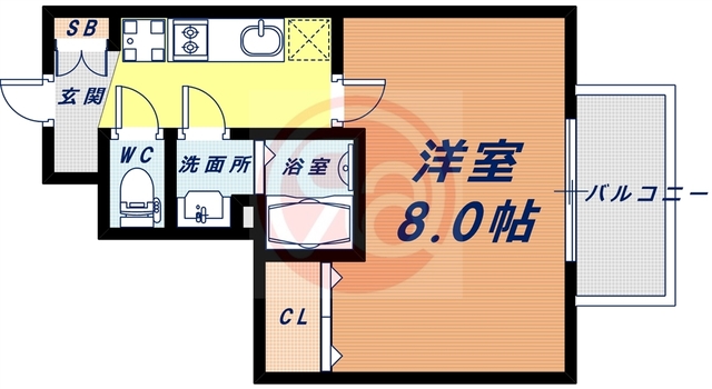 ララプレイス天王寺シエロの間取り