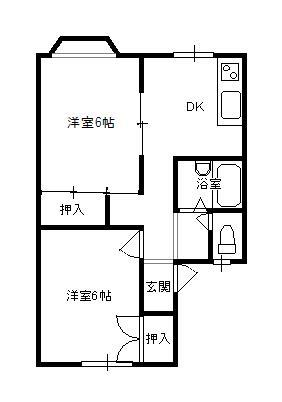 モリーユＦの間取り