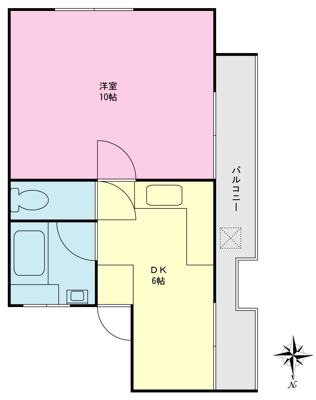 バンベールＴＯＨＯ大久保の間取り