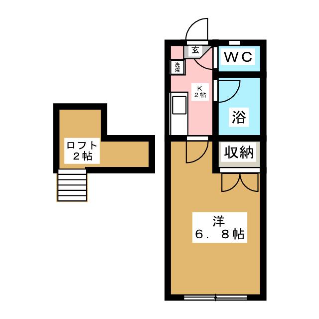 パルハウス六丁の目の間取り