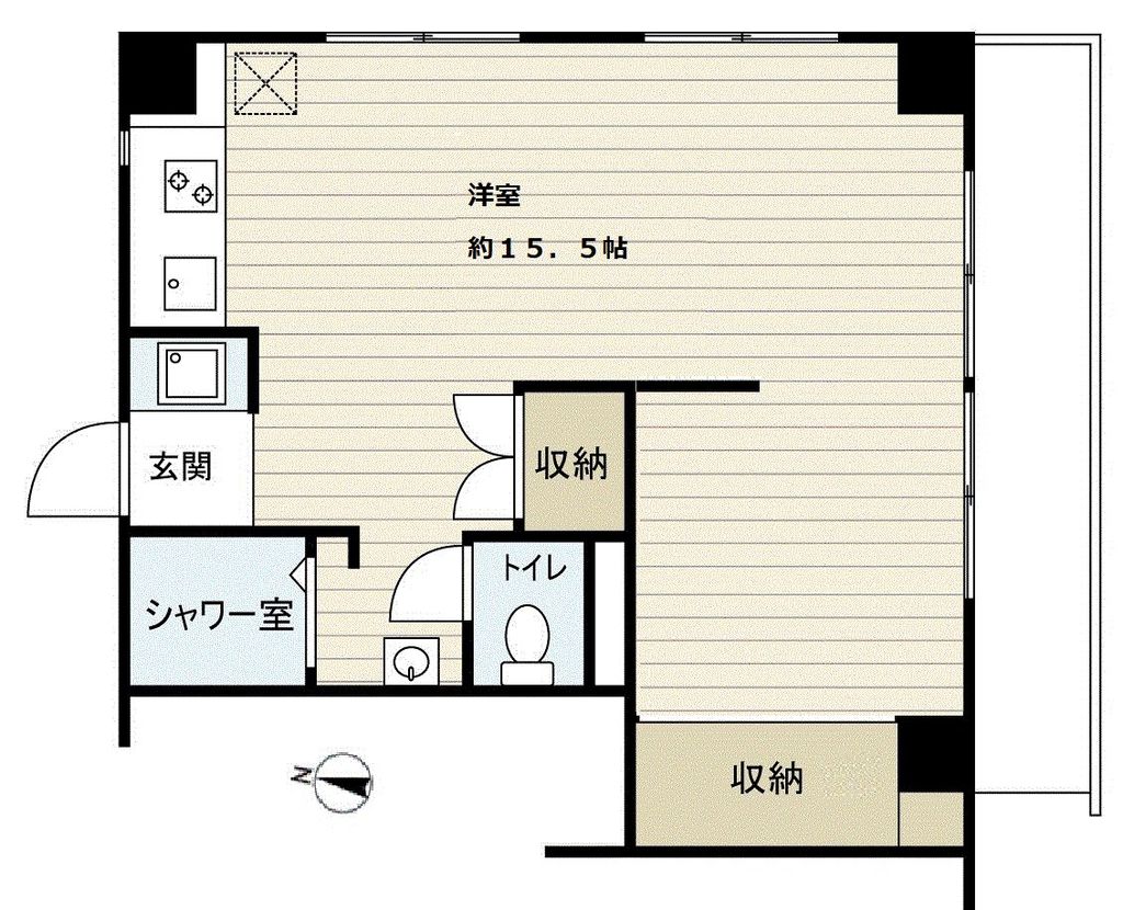 ビスタ三条白川の間取り