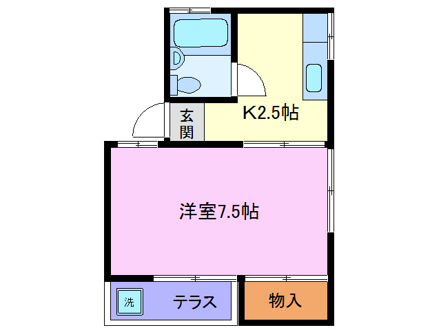 ブルーハイツ永井の間取り