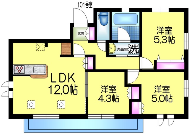 四季の空の間取り