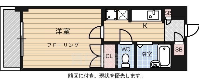 シティホーク博多の間取り