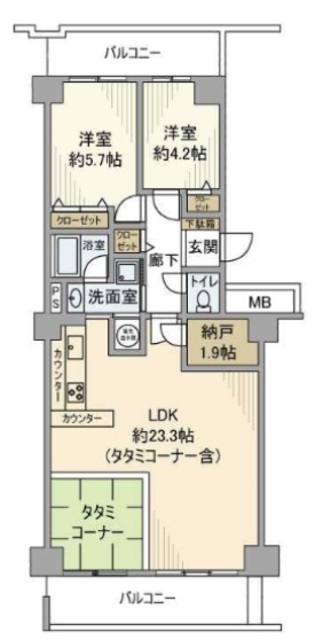 シーアイハイツ和光 C棟の間取り