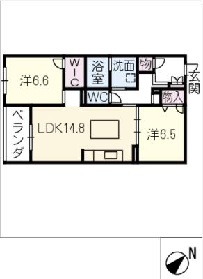 【シャーメゾン桜が丘の間取り】