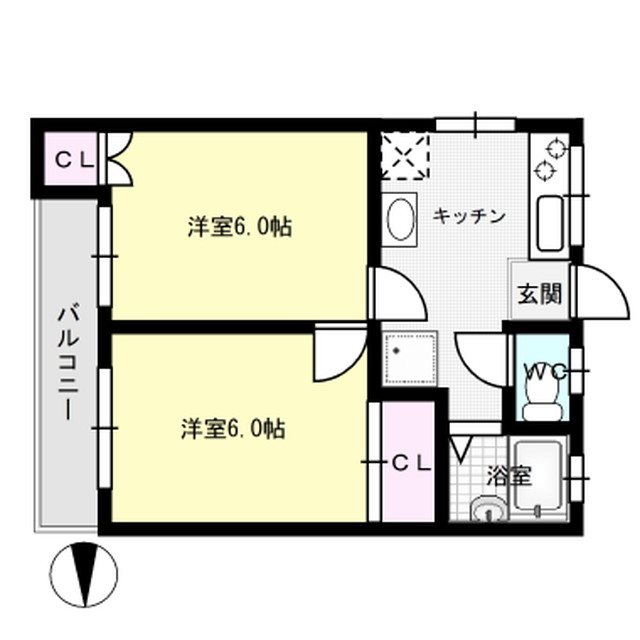 アスールの間取り