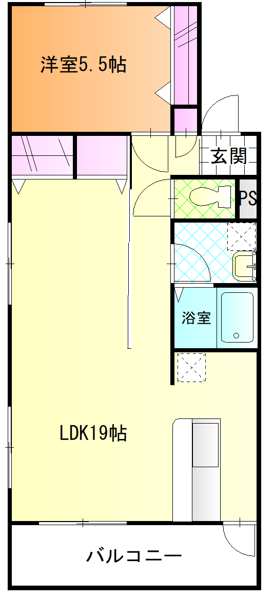 イマージュ NNの間取り