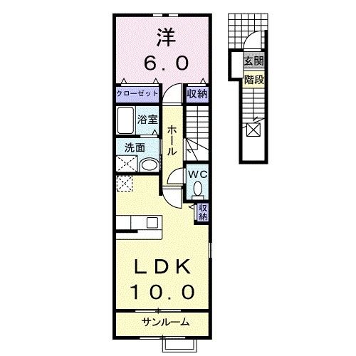 【フェリ－チェ　Iの間取り】