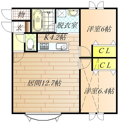 ハーヴェストムーンの間取り