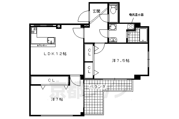 プレステージ翼の間取り