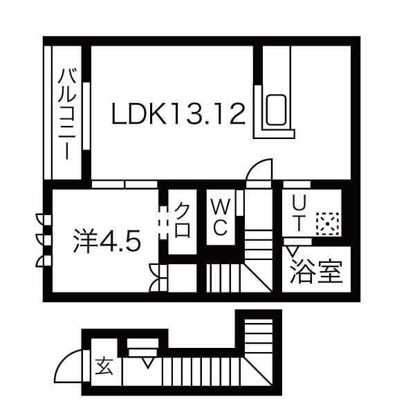 チェルシー広畑の間取り