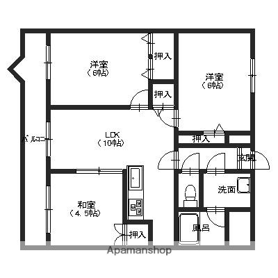 サンエイト村本の間取り