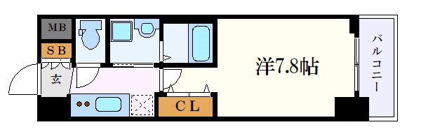 【名古屋市千種区今池のマンションの間取り】