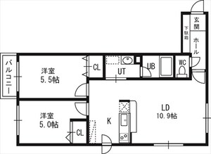シティレジデンス豊平の間取り