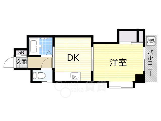 吹田市南正雀のマンションの間取り