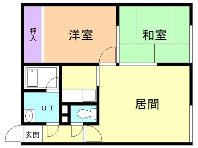 コーポ未来Ｂの間取り