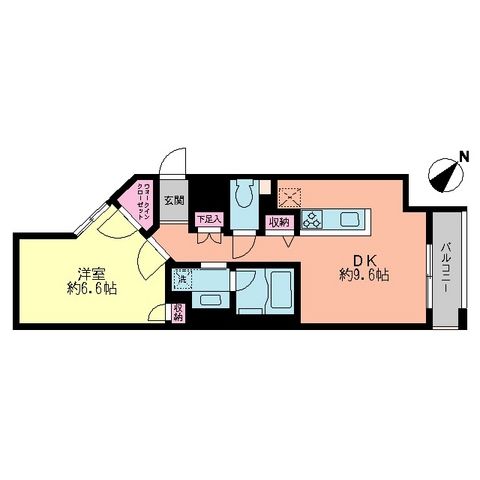 中央区新川のマンションの間取り