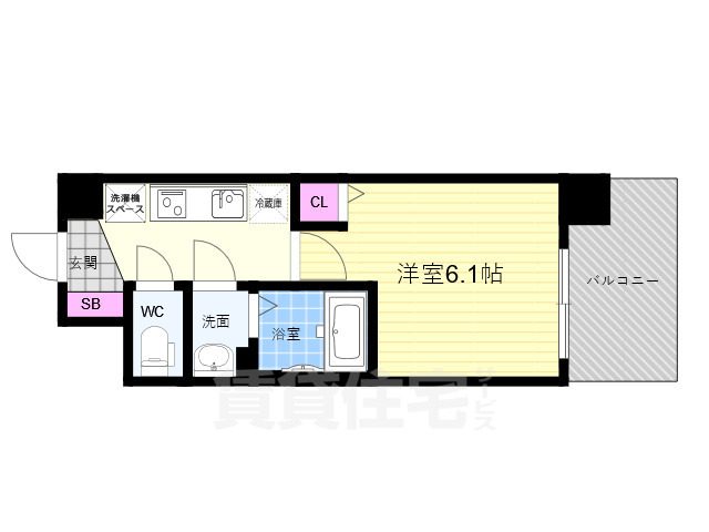 ソルテラス京都勧進橋PARK SIDEの間取り