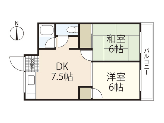 広島市佐伯区五日市のマンションの間取り