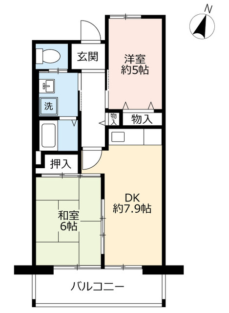 ＵＲシャレール東豊中の間取り