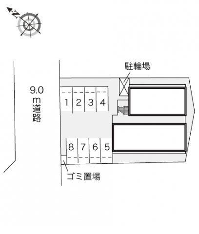 【レオパレス東岸和田のエントランス】