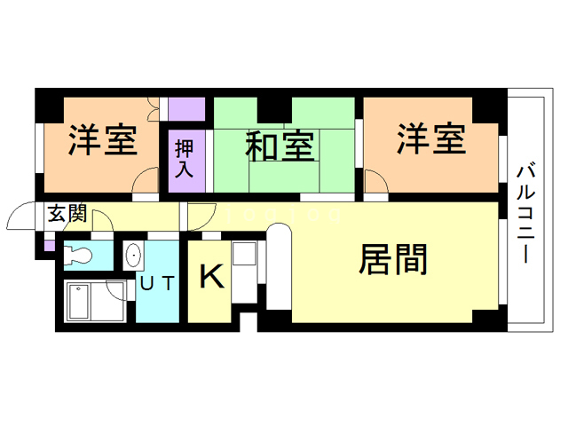 【サントアリオデ栄町の間取り】