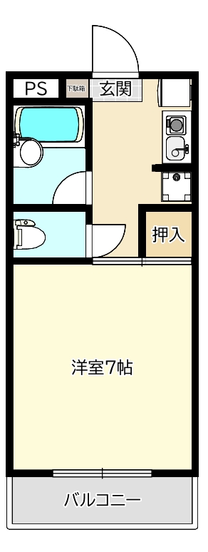 エルソルSHIDOの間取り