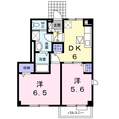 Ｋ・ビレッジの間取り