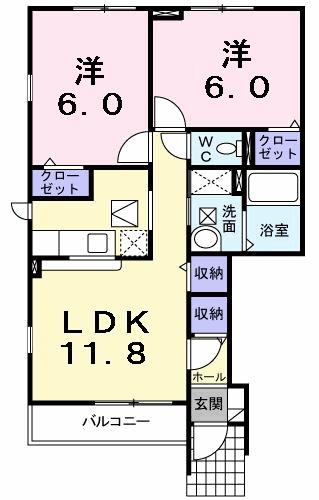 クラール　ハウスの間取り