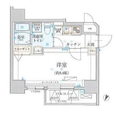 リヴシティ一番町の間取り