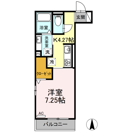 Ａｌｌｕｇｅ岐阜(アリュージュ)の間取り