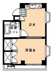 横浜市金沢区洲崎町のマンションの間取り