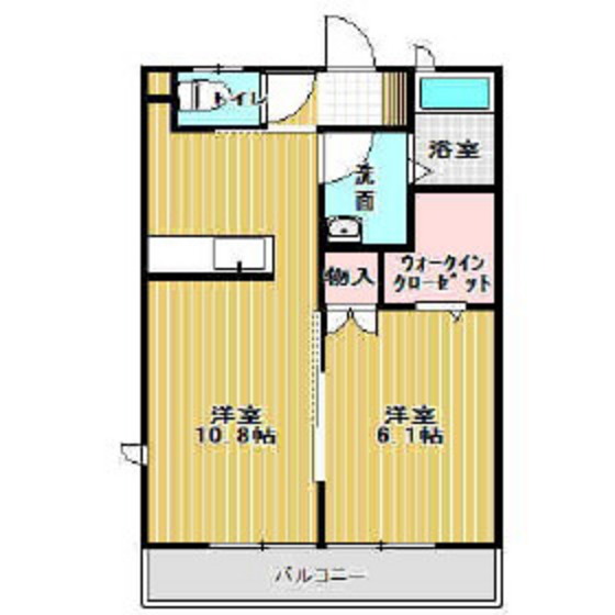 プランドール角木Ａ棟の間取り