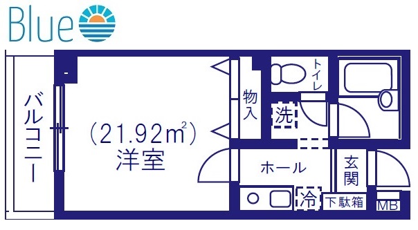 鎌倉市台のマンションの間取り