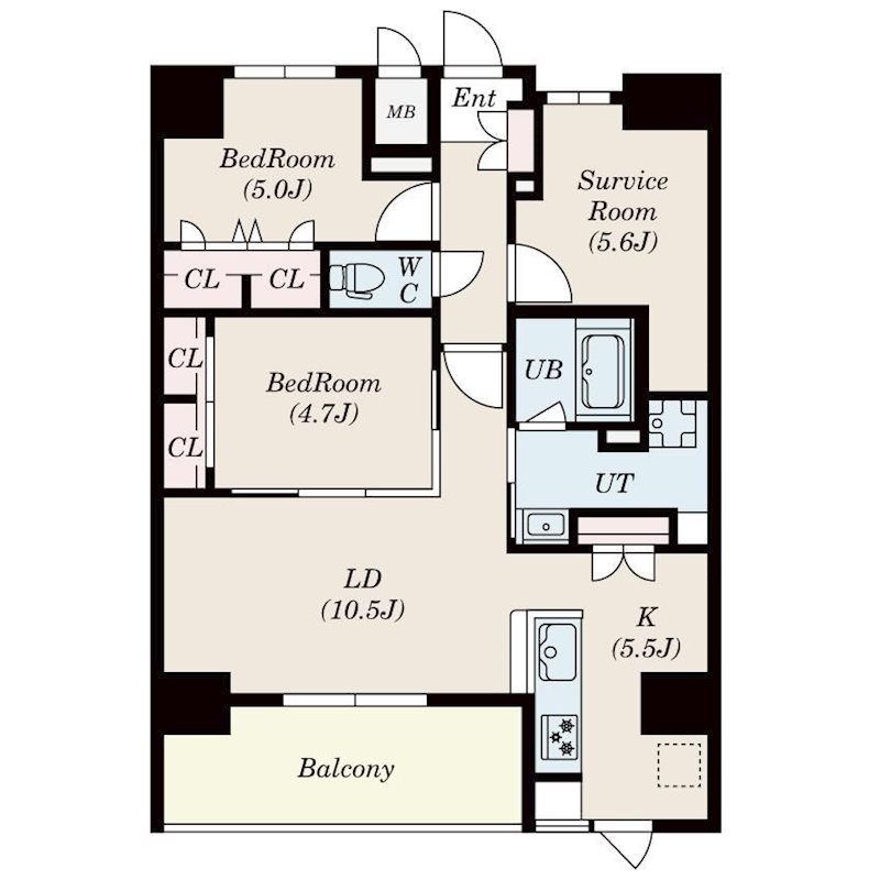 S-RESIDENCE伊都Attirantの間取り