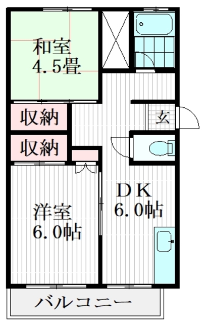 長堀マンションの間取り