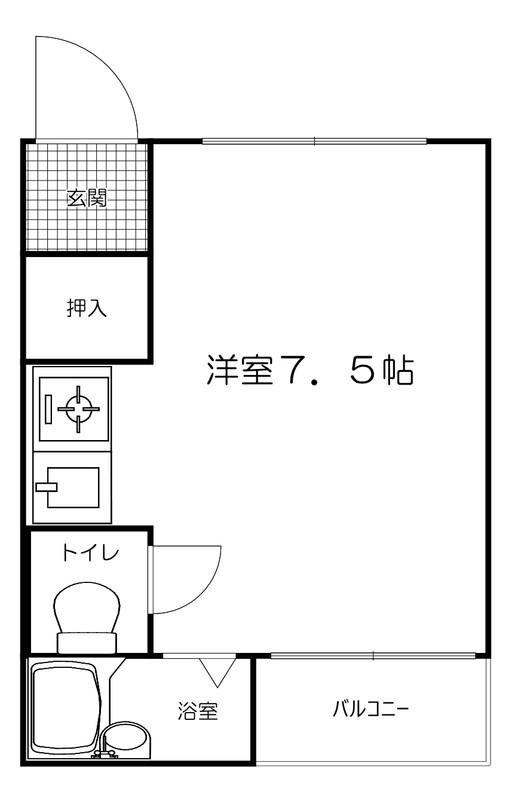 吹田市岸部南のマンションの間取り