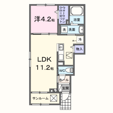 リアン２５の間取り