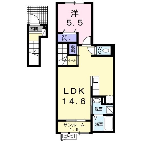 ベルフォーレ城山IIの間取り